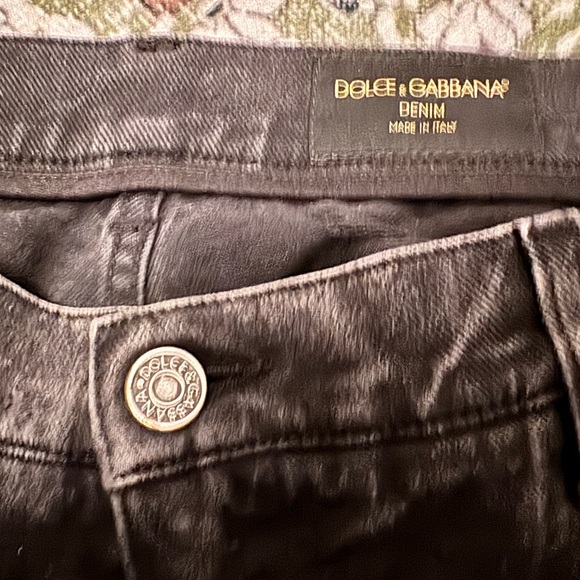 Dolce & Gabanna Distressed Side Zip Jeans - Picture 3 of 9